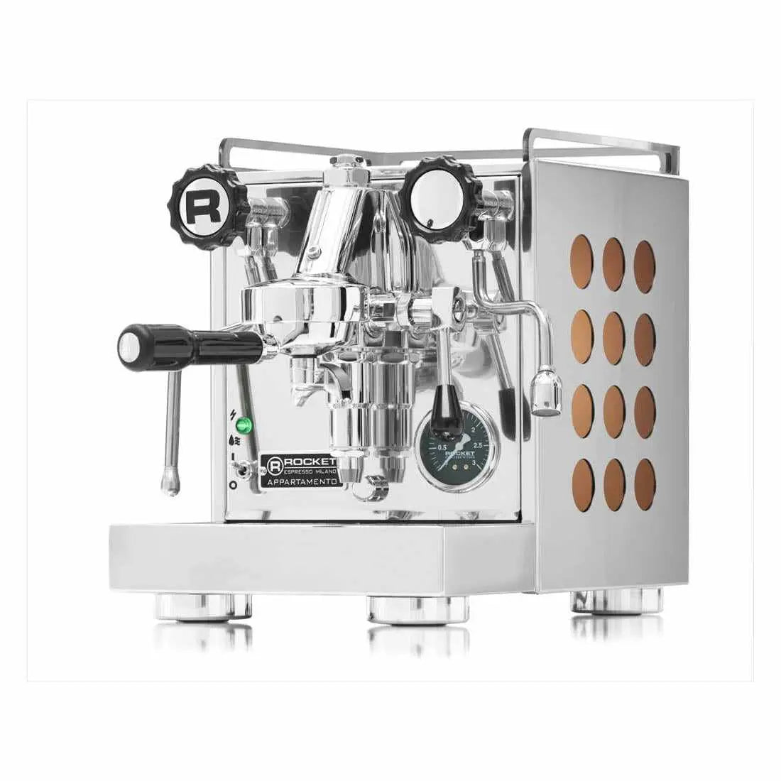 Appartamento Espressomasin-Soojusvaheti-Rocket Espresso-Kroom/Vask-Barista ja Espresso