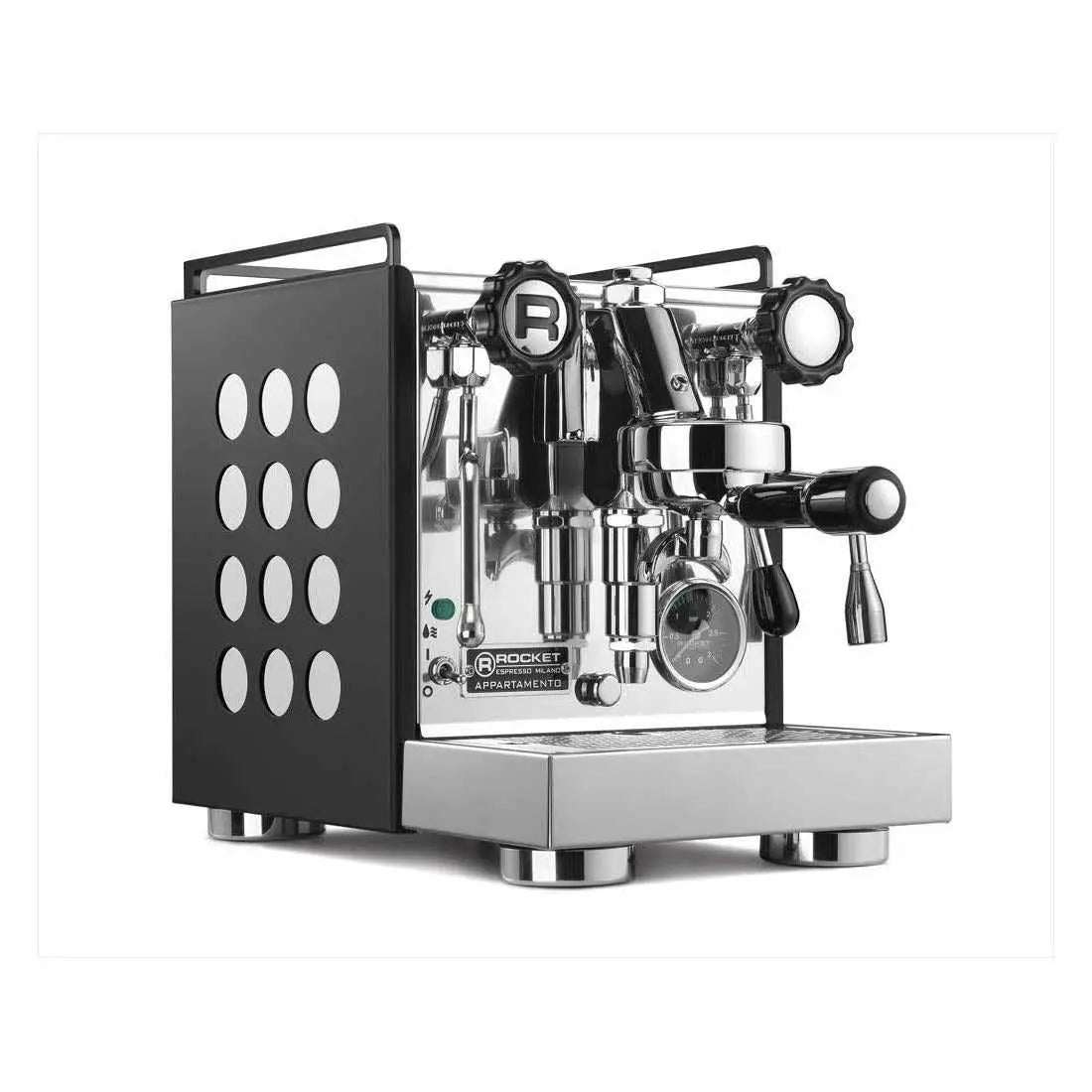 Appartamento Espressomasin-Soojusvaheti-Rocket Espresso-Must/Valge-Barista ja Espresso