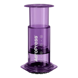 Läbipaistev lilla AeroPress