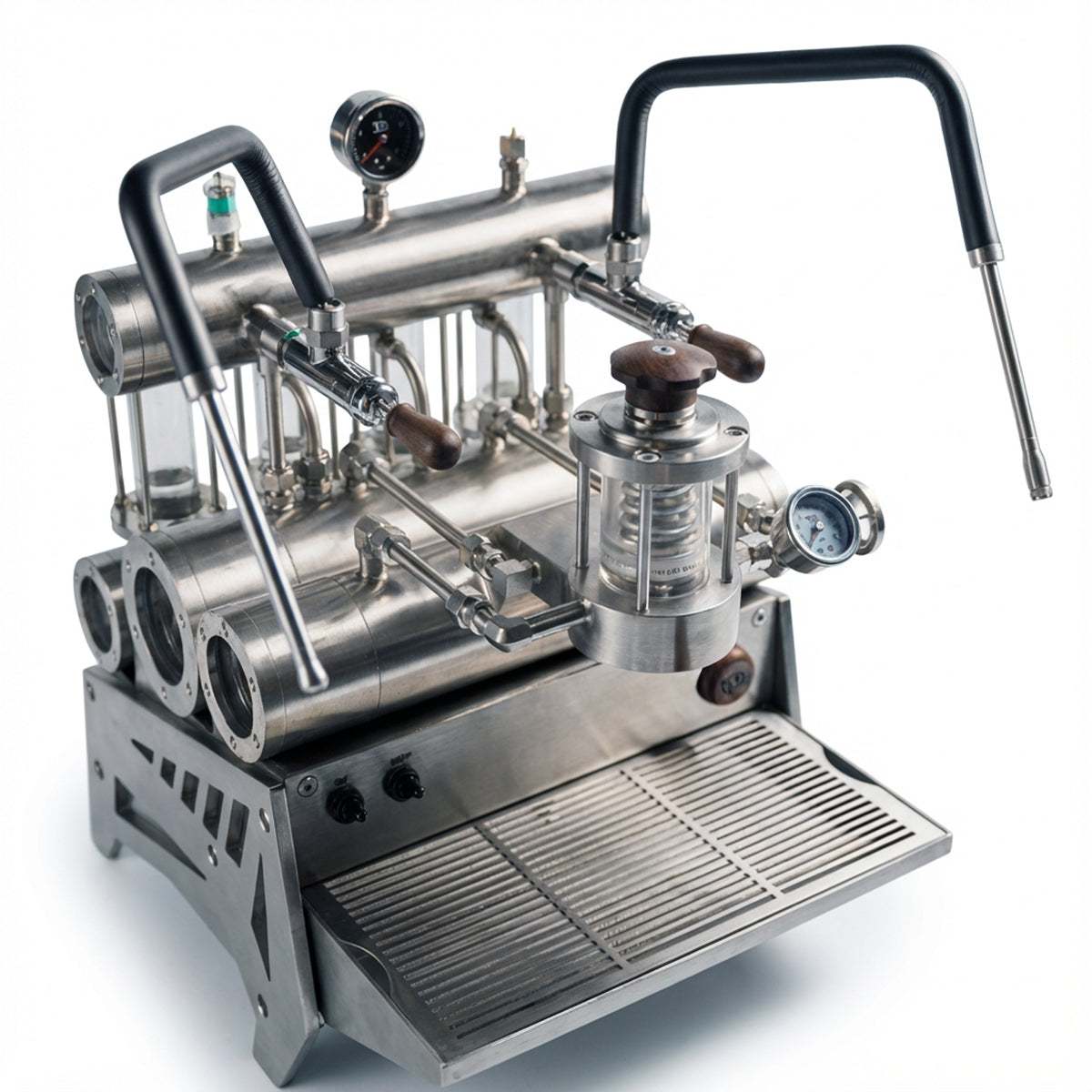 Aleman 7P kommertslik poolautomaatne espressomasin | Hammasrattapump ja profiilimine rakenduse kaudu