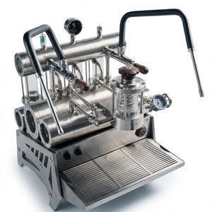 Aleman 7P kommertslik poolautomaatne espressomasin | Hammasrattapump ja profiilimine rakenduse kaudu