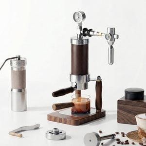 Aleman Nomad Hybrid kaasaskantav espressomasin | Käsikruvi ja pneumaatiline 2-ühes