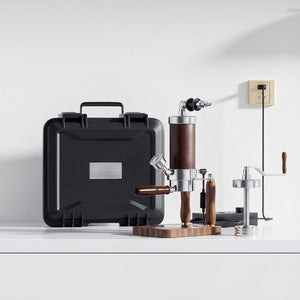 Aleman Nomad Hybrid kaasaskantav espressomasin | Käsikruvi ja pneumaatiline 2-ühes