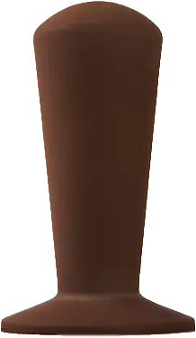 Luce pruun asenduskäepide, ergonoomilise disainiga espresso- ja kohvivalmistamiseks.