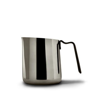 Peegelsile roostevabast terasest piimakann ergonoomilise käepidemega, ideaalne latte artiks, espresso tarvikud, kõik kohvi kohta.