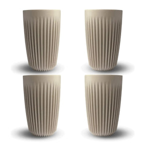 Tass 12oz Looduslik 4tk - Huskee HUSKEE