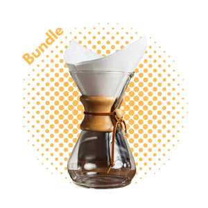 Chemex 6 TASSI + 100 filtrit ESPRESSO GEAR