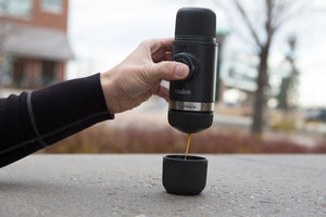 Kaasaskantav espressomasin adapteriga Nespresso OriginalLine jaoks, ideaalne baristadele ja kaasaskantavatele kohvimasinatele.