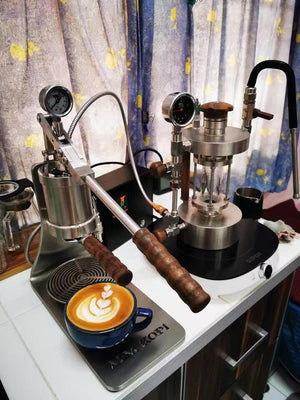Aleman Sniper käsitsi juhitav espressoaparaat | Precision Tower roostevabast terasest