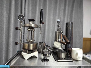 Aleman Sniper käsitsi juhitav espressoaparaat | Precision Tower roostevabast terasest