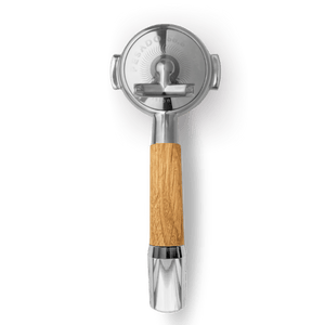 Pesado Hybrid Portafilter i trä - 58 mm (E61 / LM) - Barista och Espresso