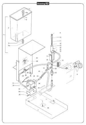 ECM mutter M20 bottenventil - Reservdel OEM nummer: P6020.K3