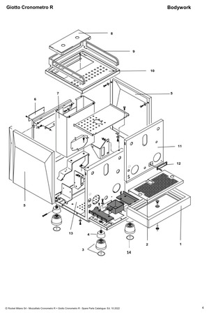Rocket Spillbricka R58/Evo med magnet - Reservdel OEM nummer: R01L006574