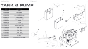 Rocket Vattenkontrollsystem R Cinquantotto/TCA - Reservdel OEM nummer: R839907128