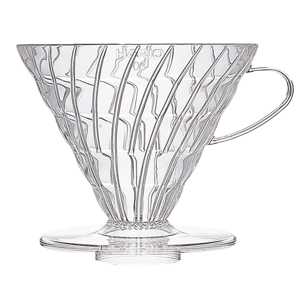 V60 Plastic Dripper, Transparent-Hario-03-Barista och Espresso